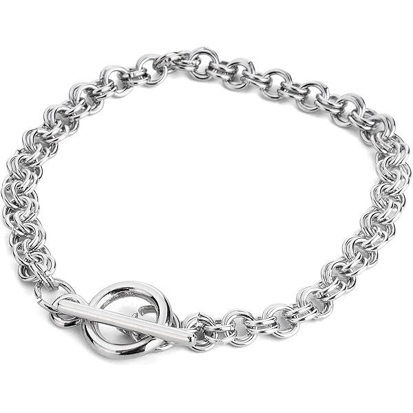 ブレスレット Coil Toggle Snake Chain Bracelet #8901 Adjustable Toggle Snake Chain Sterling Silver Bracelet